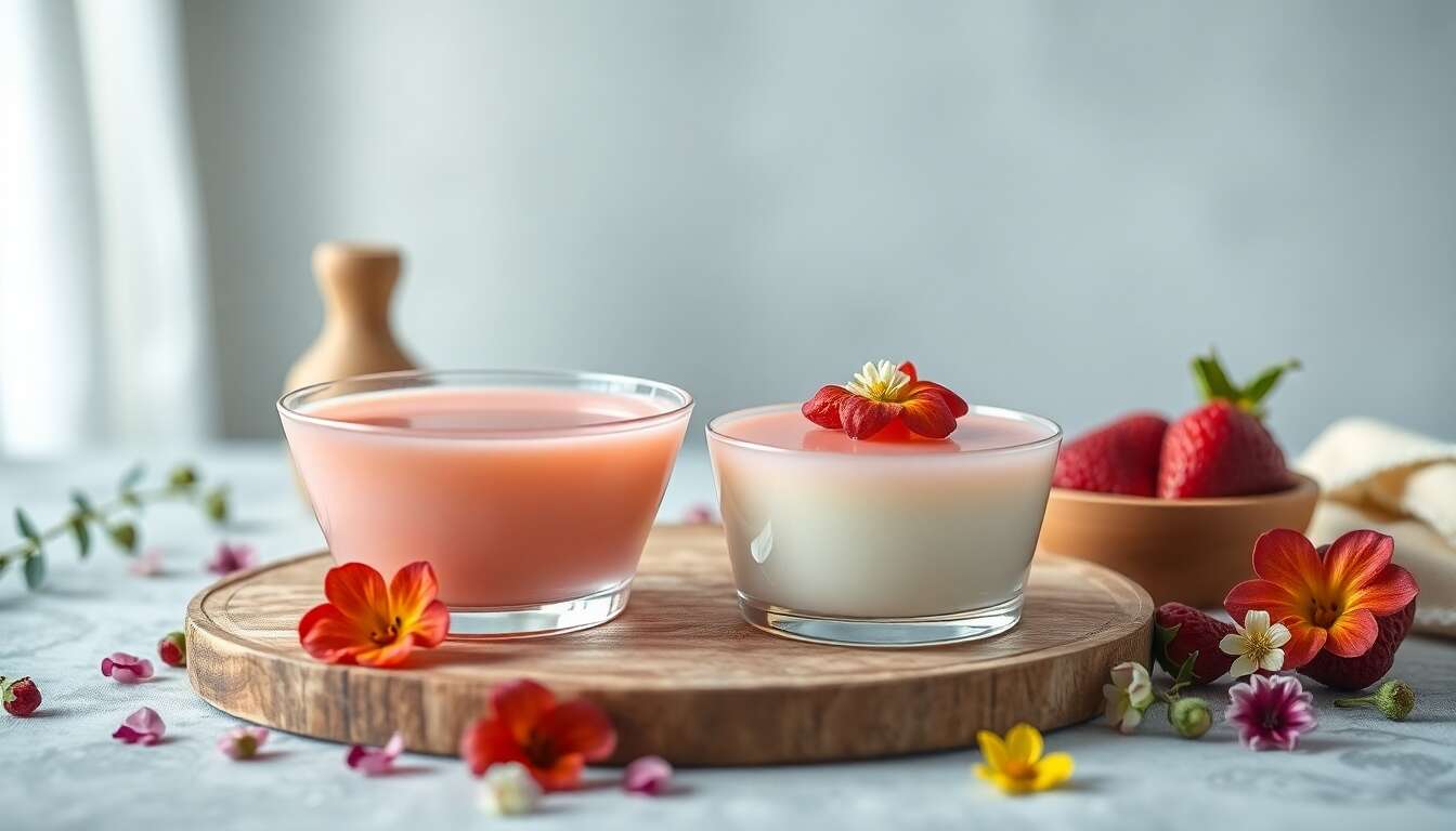 Différences d'utilisation entre gélatine et agar-agar