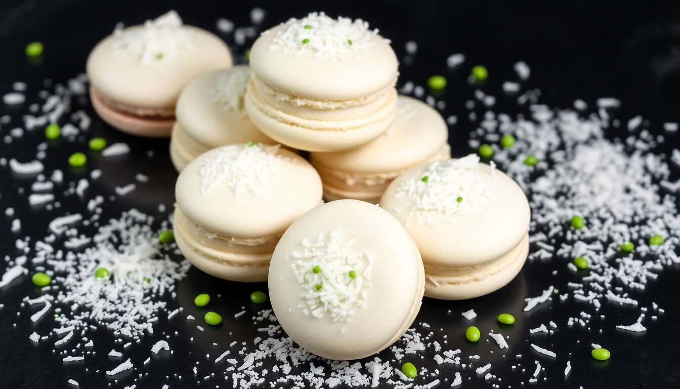 Délicieux macarons à la noix de coco : recette facile et rapide
