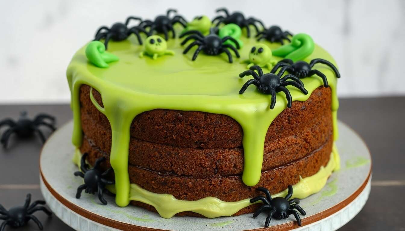 Recette de gâteau chaudron de sorcière pour Halloween