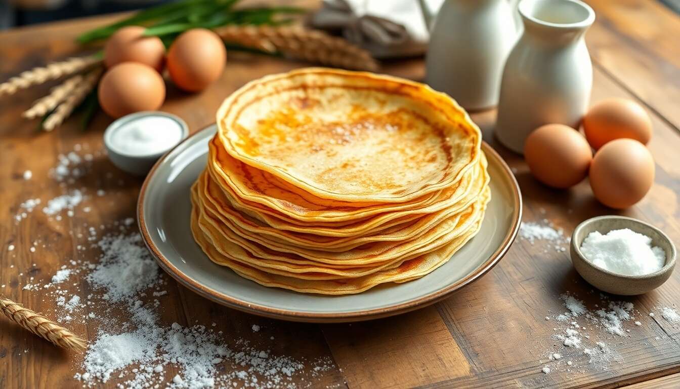 Crêpes de froment bretonnes : la recette authentique
