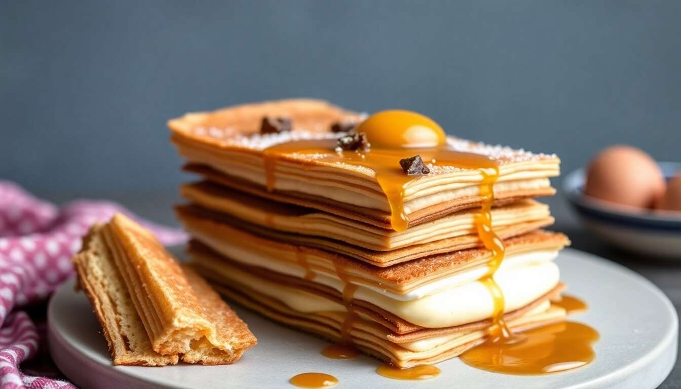 Recette du Kosmik Millefeuille de Christophe Michalak
