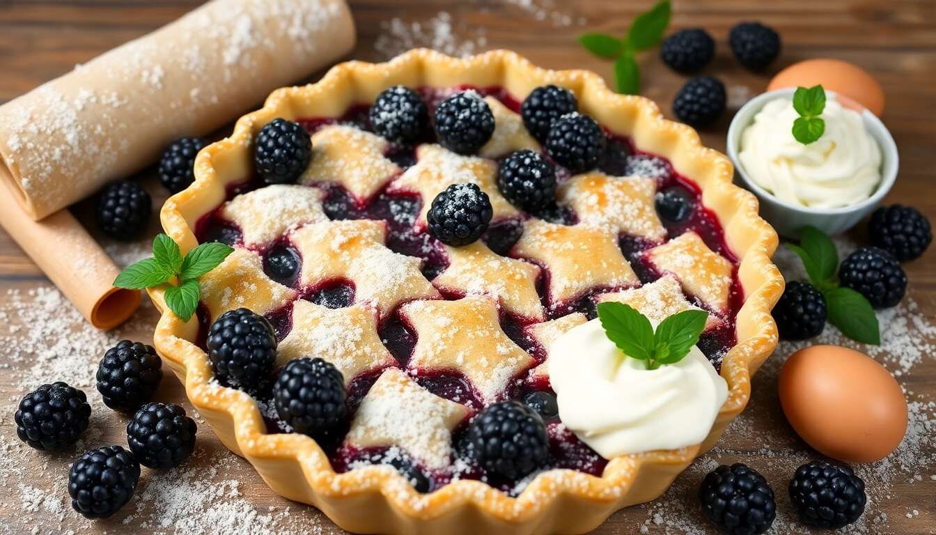 Recette facile de tarte aux mûres