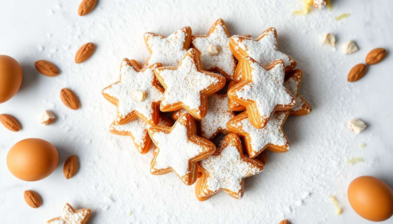 Recette de Bredeles : étoiles de Noël à la Cannelle (Zimtsterne)