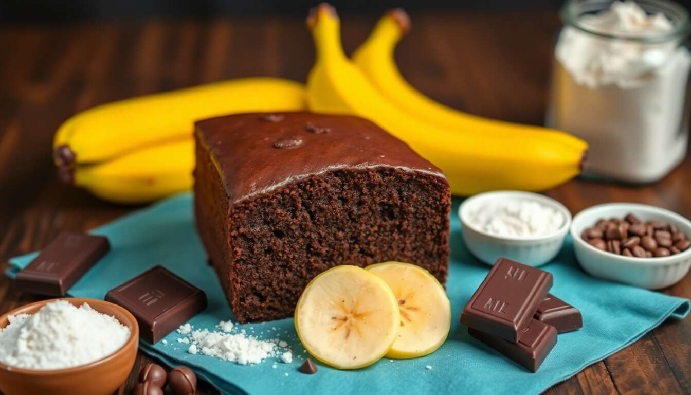 Gâteau banane chocolat : une recette irrésistible