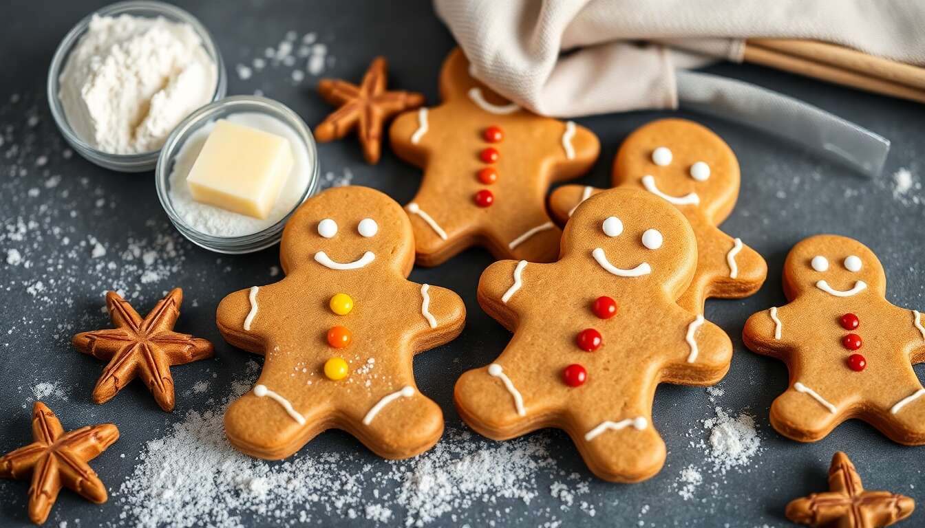 Bonhommes en pain d'épices originaux : recette gourmande