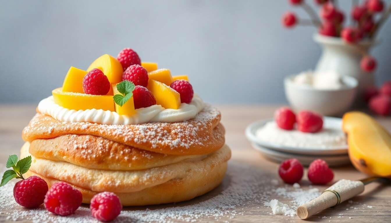 Saint-Honoré mangue framboise : découvrez la recette gourmande