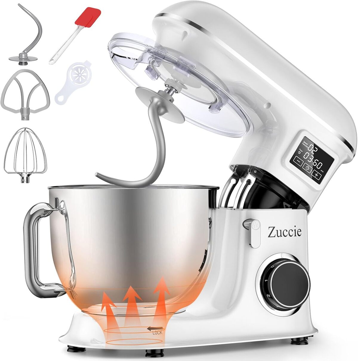 Test du robot pâtissier Zuccie 1500W : performances et fonctionnalités