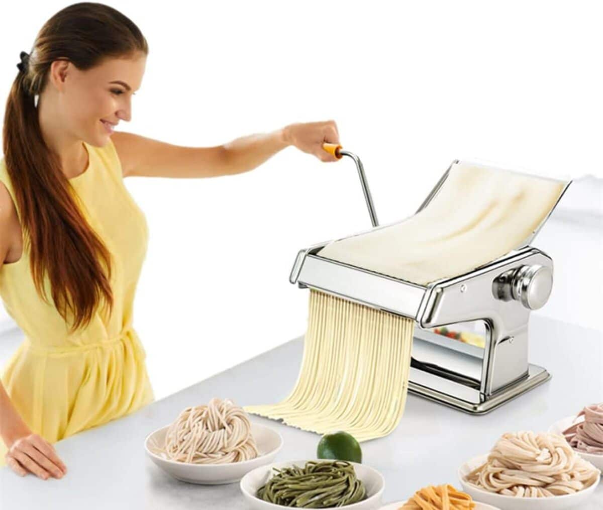 Test : fabricant de tagliatelles manuel en acier inoxydable