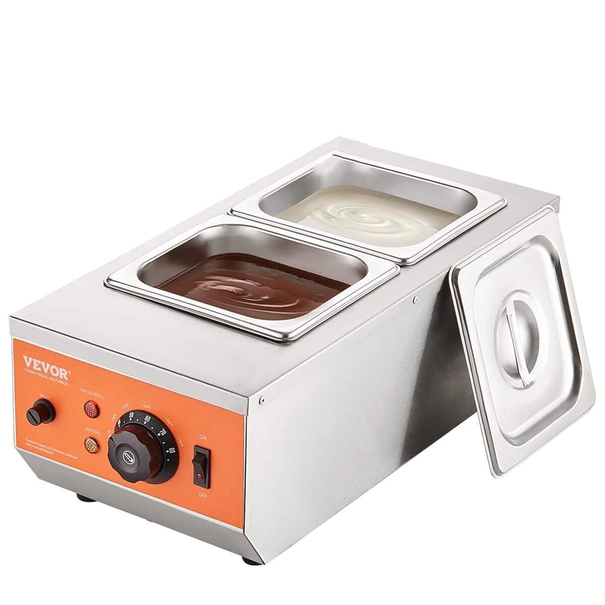 Test VEVOR tempéreuse à chocolat commerciale 800 W : fondoir inox performant