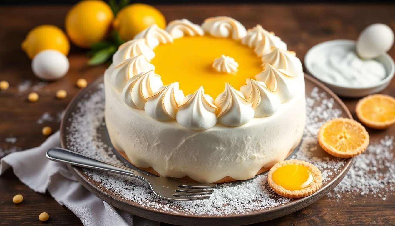 Bûche roulée façon tarte citron meringuée : recette facile et savoureuse