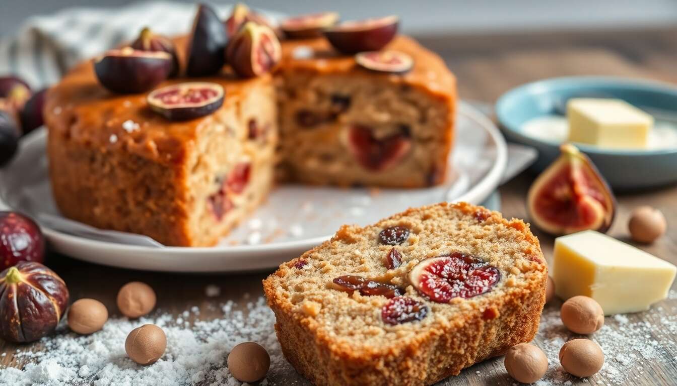 Gâteau figues et noisettes : une recette gourmande !