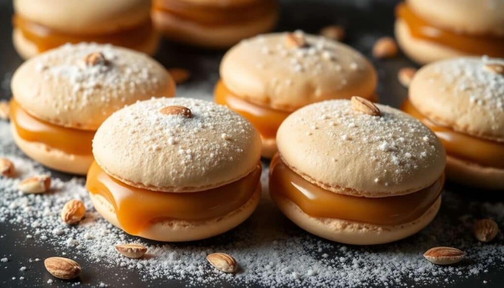 Recette de macarons à la ganache vanille et caramel