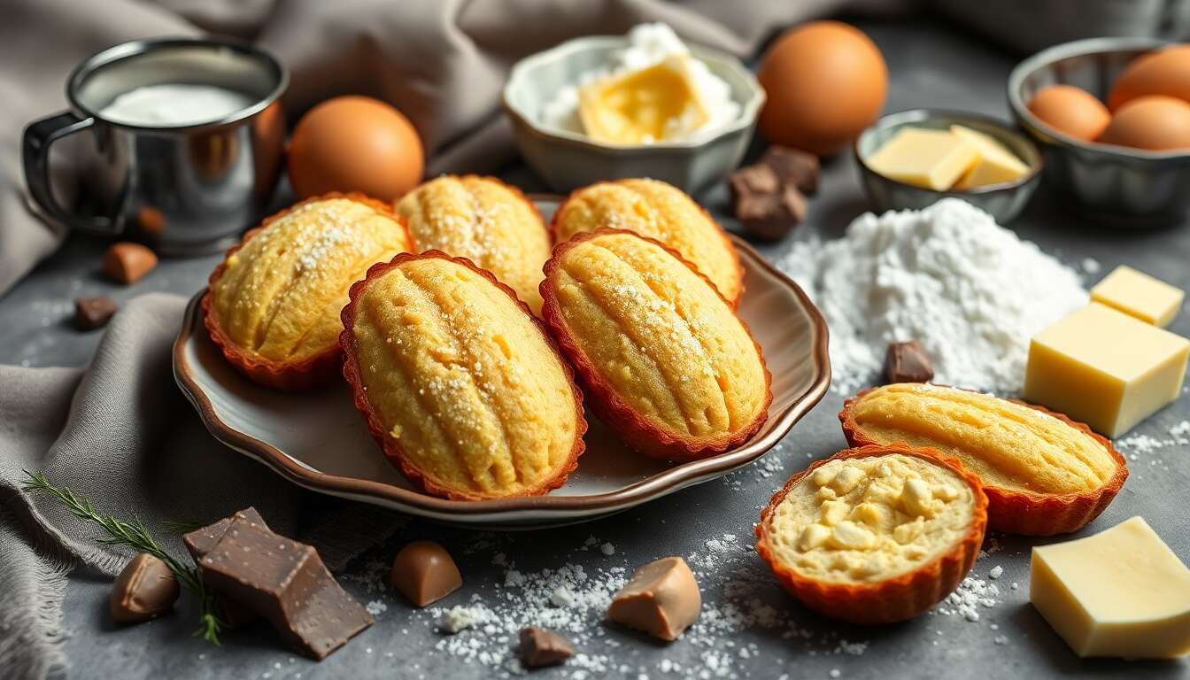 Recette de madeleines au gianduja : un délice chocolaté
