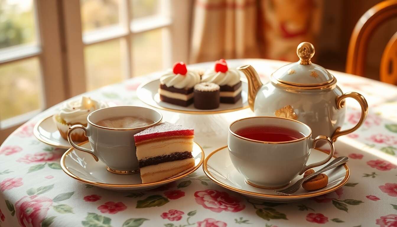 Accords gourmands : gâteaux et tisane pour un goûter parfait