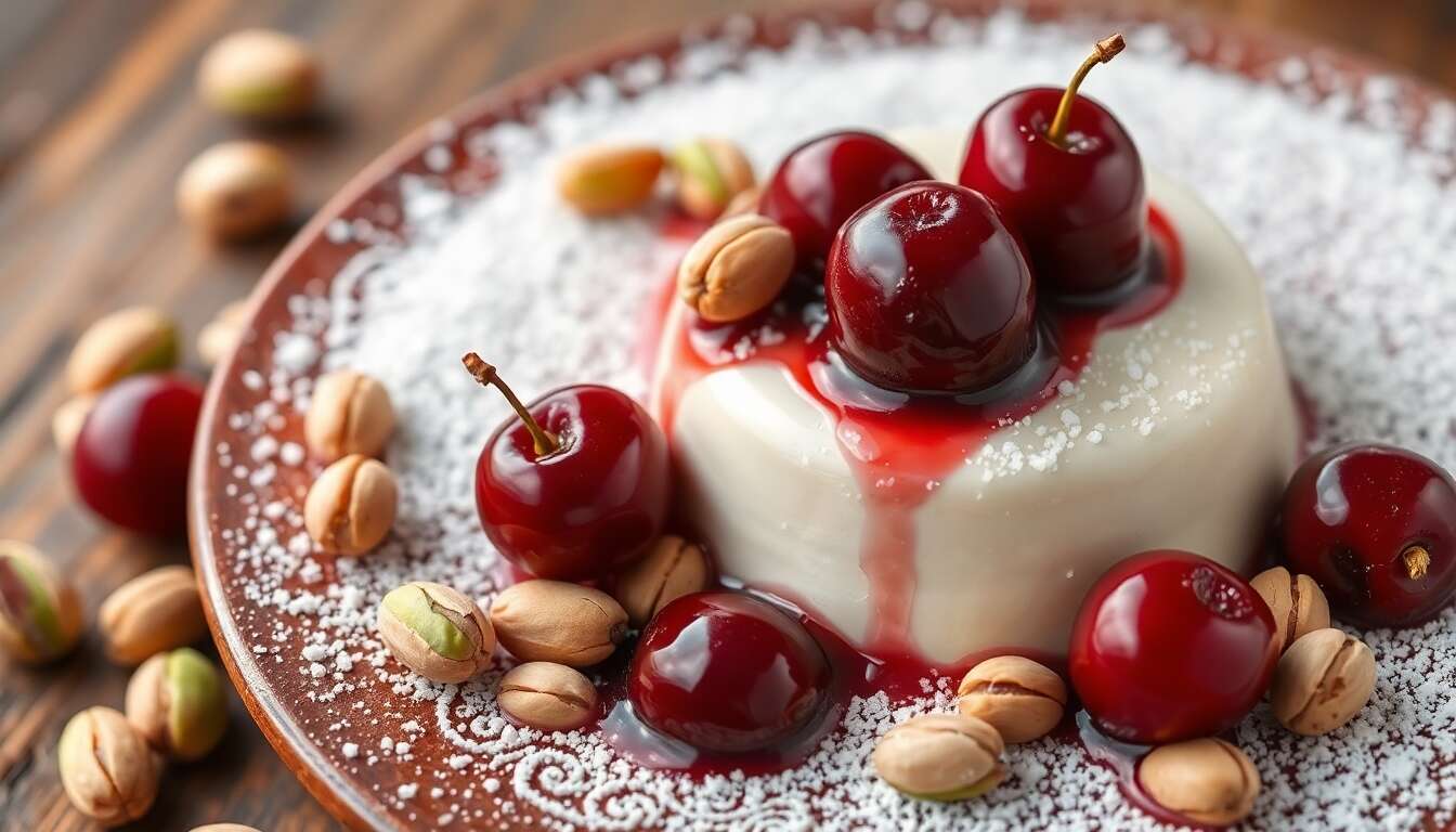 Délice pistache griotte : recette gourmande
