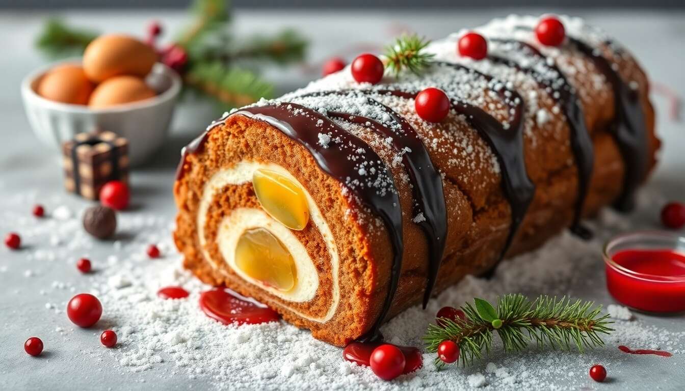 Recette de bûche de Noël imprimée : la tendance festive