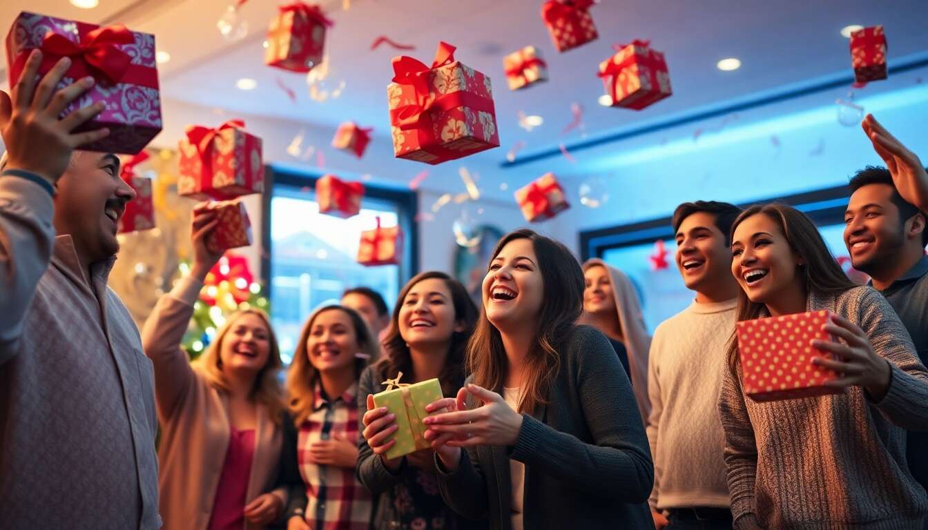 Pluie de cadeaux sur les réseaux sociaux