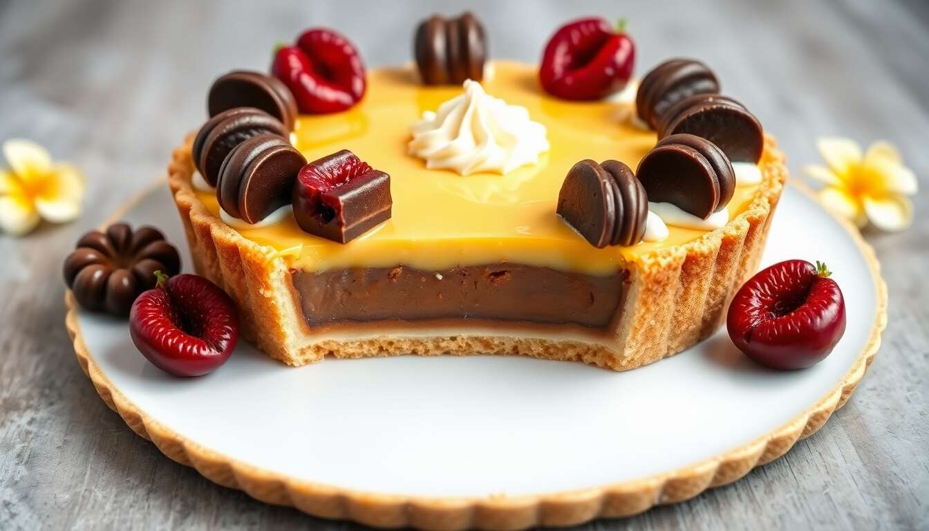 Tarte pralinoise : recette facile et gourmande