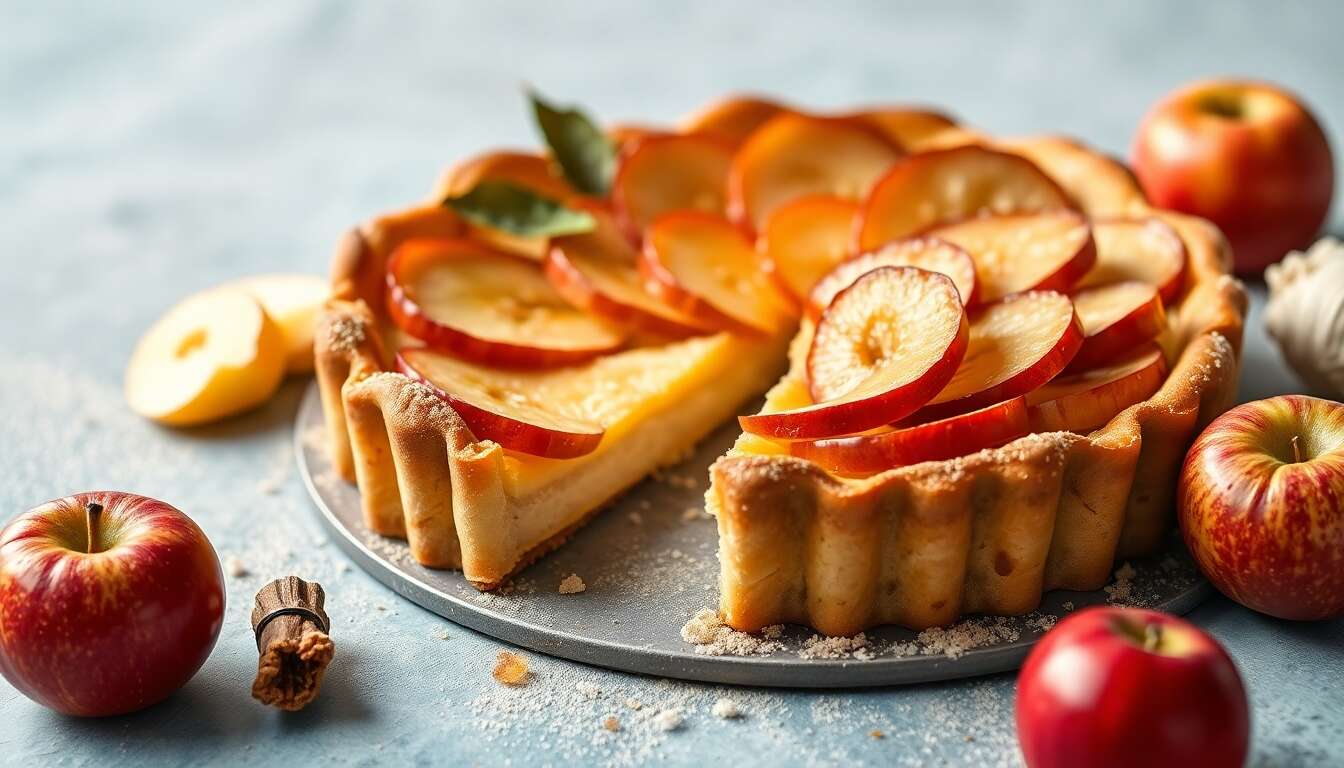 Tarte aux pommes façon Cédric Grolet : une recette gourmande