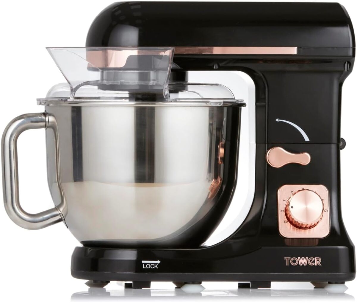 Test : robot pâtissier Tower T12033RG, puissance et élégance au service de vos recettes