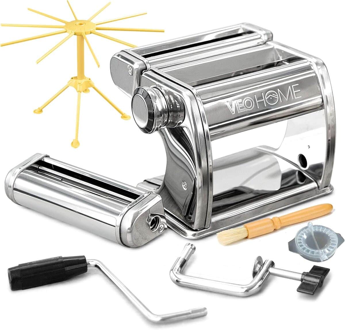 Avis sur la machine à pâtes manuelle VeoHome : nouilles maison faciles