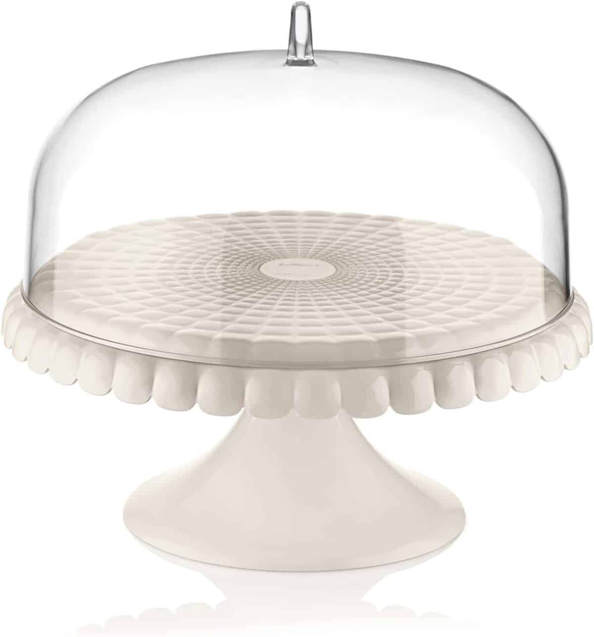 Avis sur le présentoir à gâteaux Guzzini Tiffany blanc lait