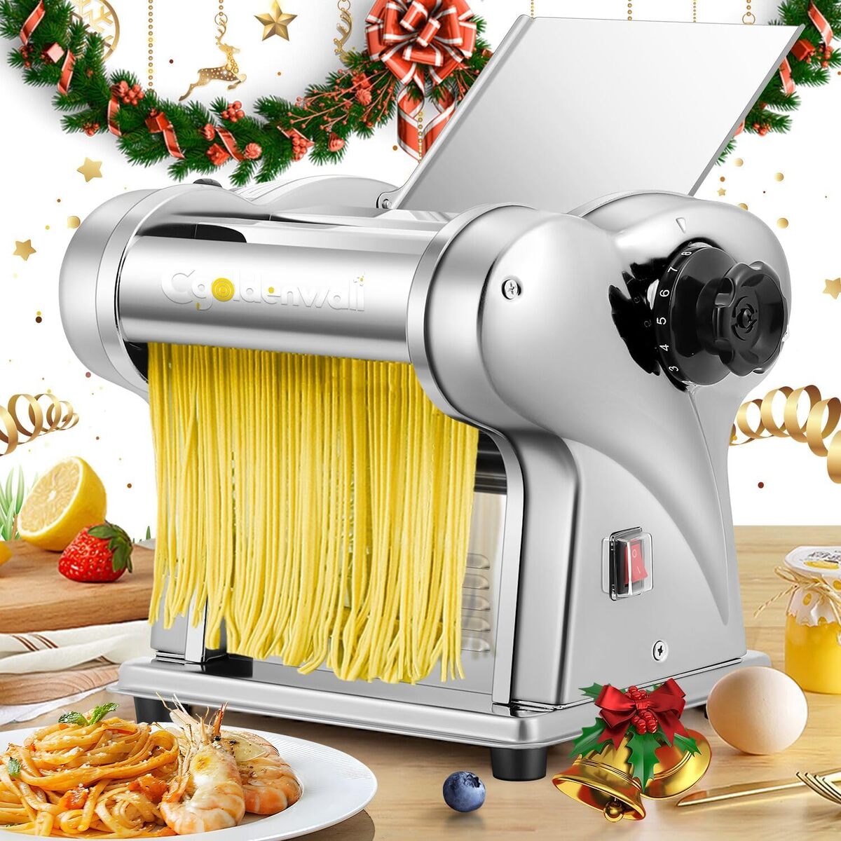 Test de la machine à pâtes électrique CGOLDENWALL : performance et polyvalence en cuisine