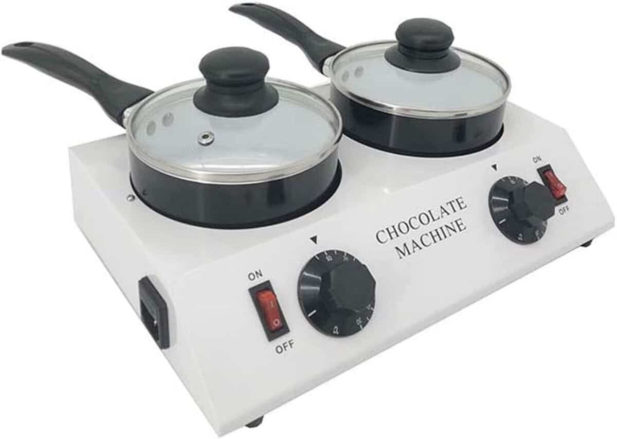 Test du chocolat Melting Pot : tempéreuse professionnelle avec double pot