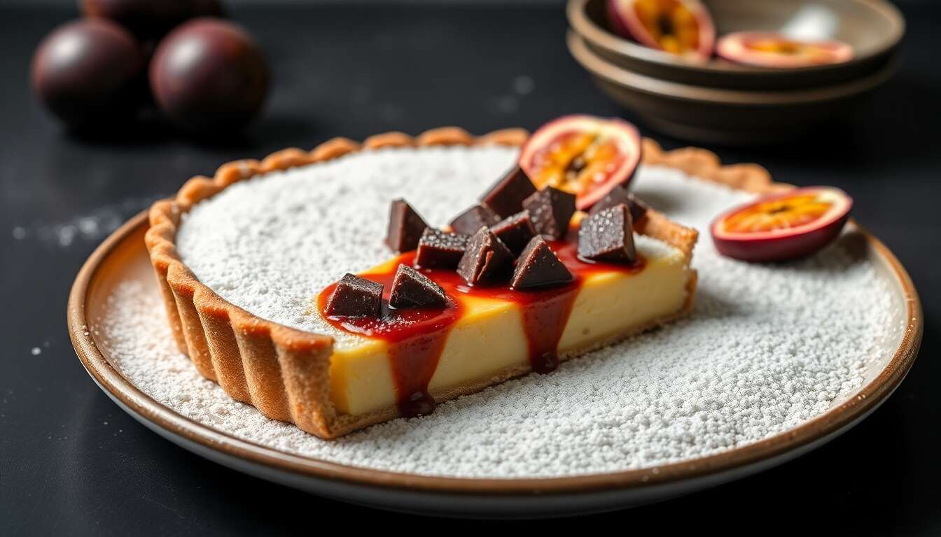 Recette de tarte passion Dulcey : un dessert gourmand
