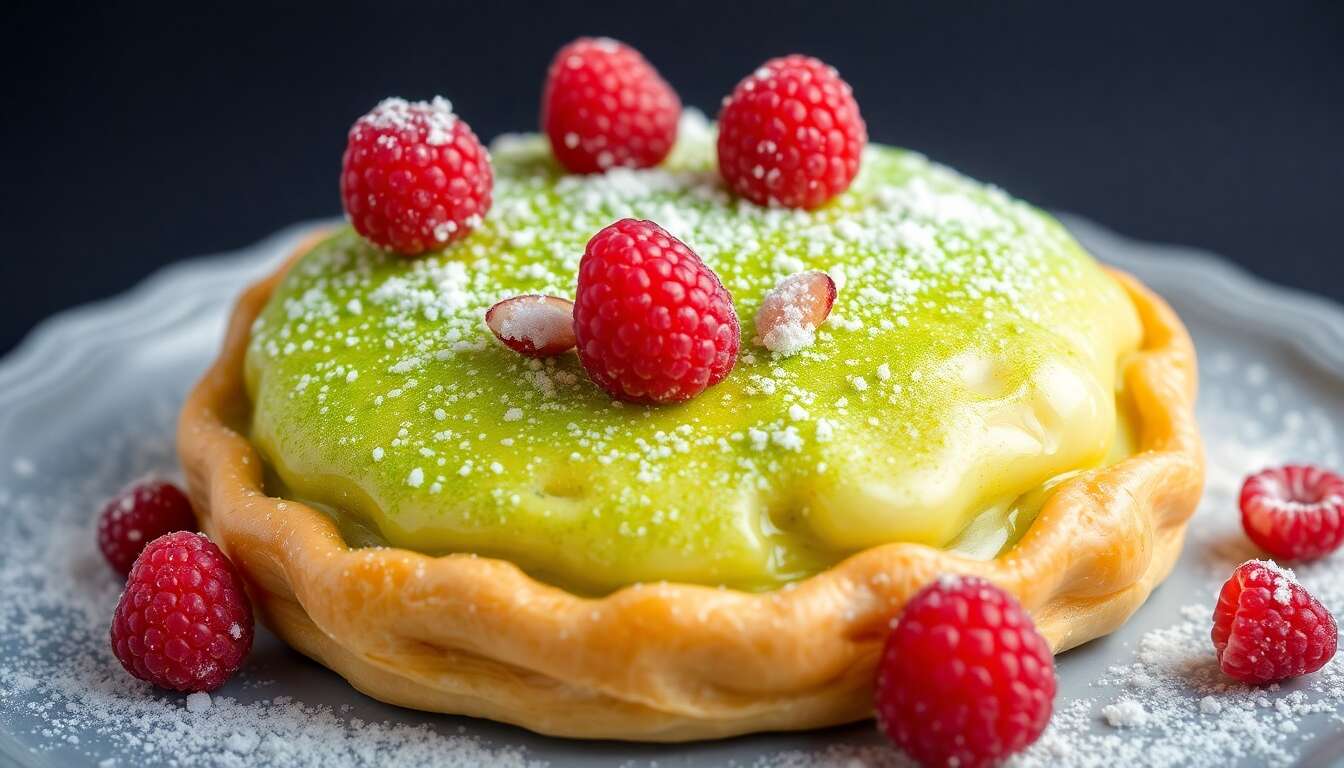 Recette de galette des rois framboise pistache