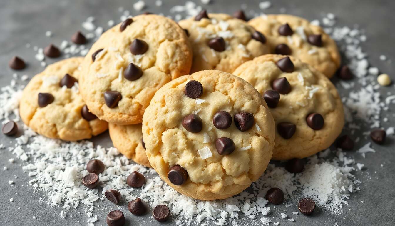 Recette de sablés noix de coco et chocolat : un délice à croquer