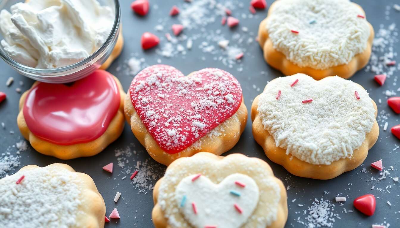 Biscuits décorés : recette gourmande pour la Saint-Valentin