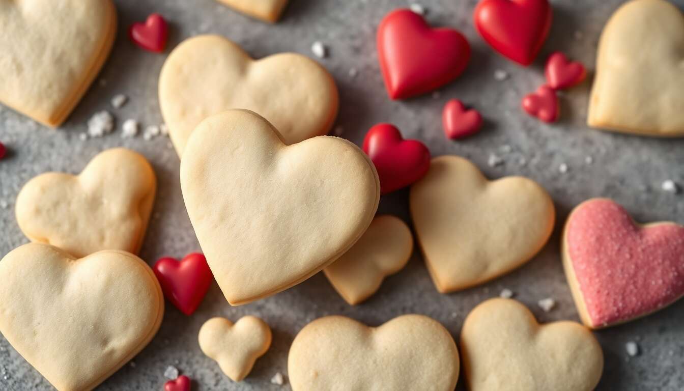 Recette de sablés en forme de cœur pour la Saint-Valentin