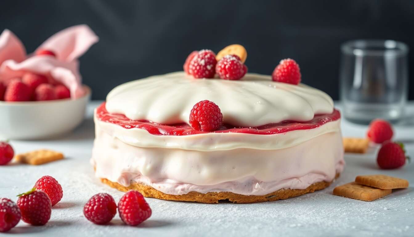 Dôme Framboise Spéculoos : recette de Saint-Valentin