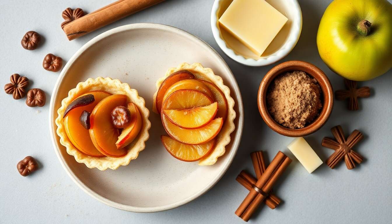 Tartelettes aux pommes et Bêtises de Cambrai : recette gourmande