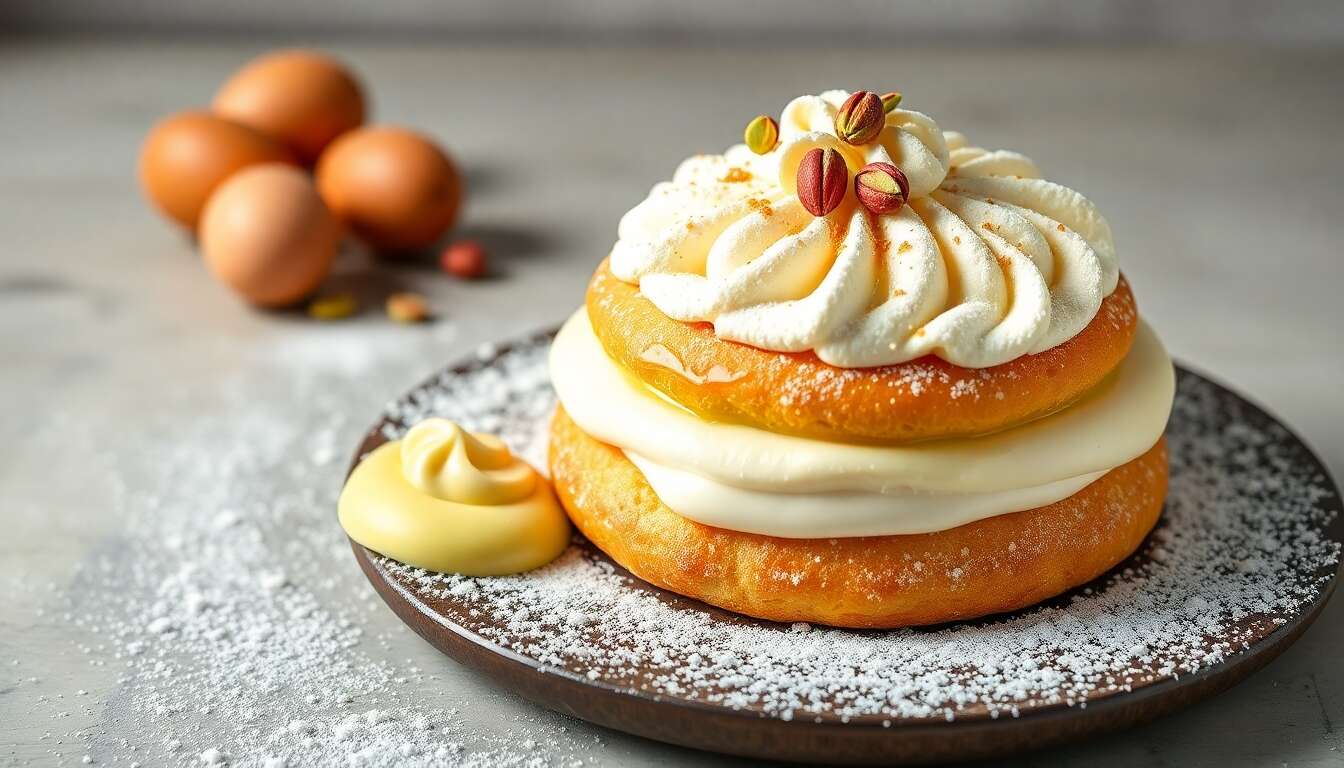 Saint-Honoré à la pistache : recette gourmande et facile