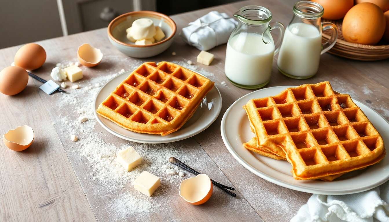Recette facile de gaufres liégeoises