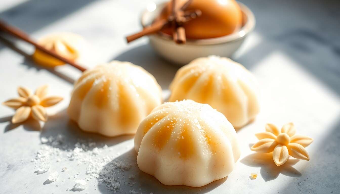 Recette facile de mochis à la vanille