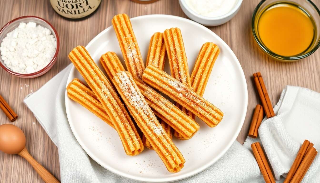 Recette de churros sans friture : la méthode saine