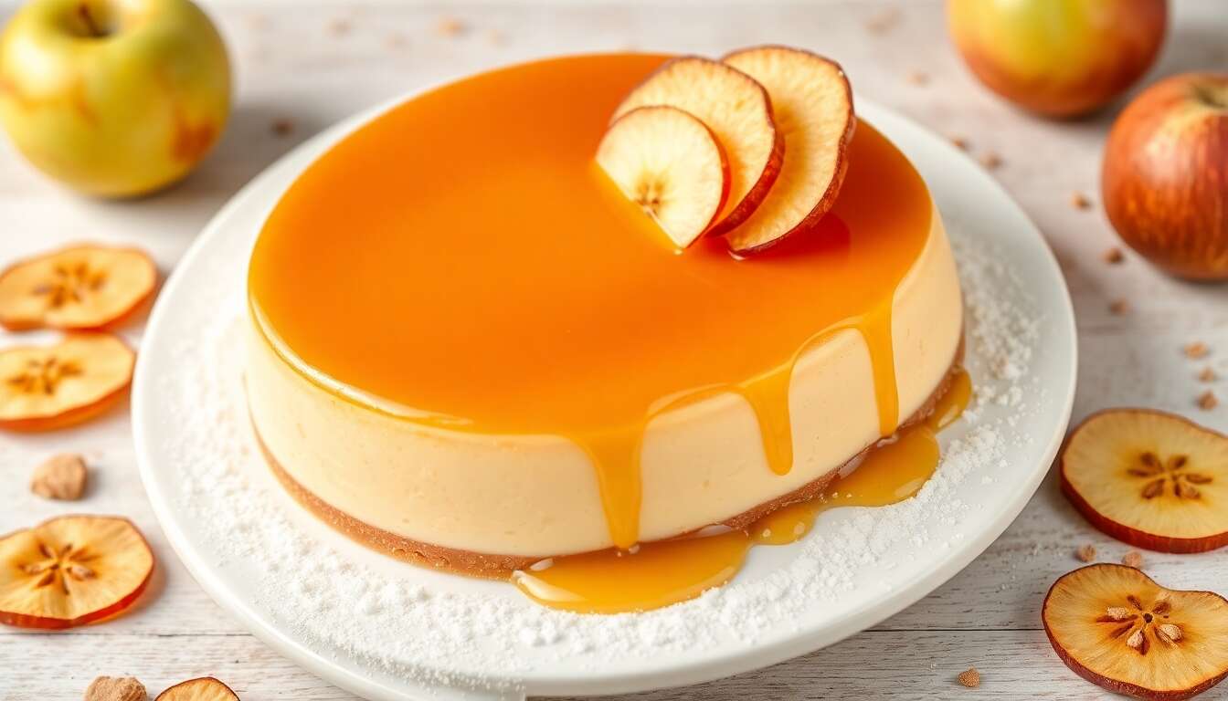 Recette d'entremets pomme caramel