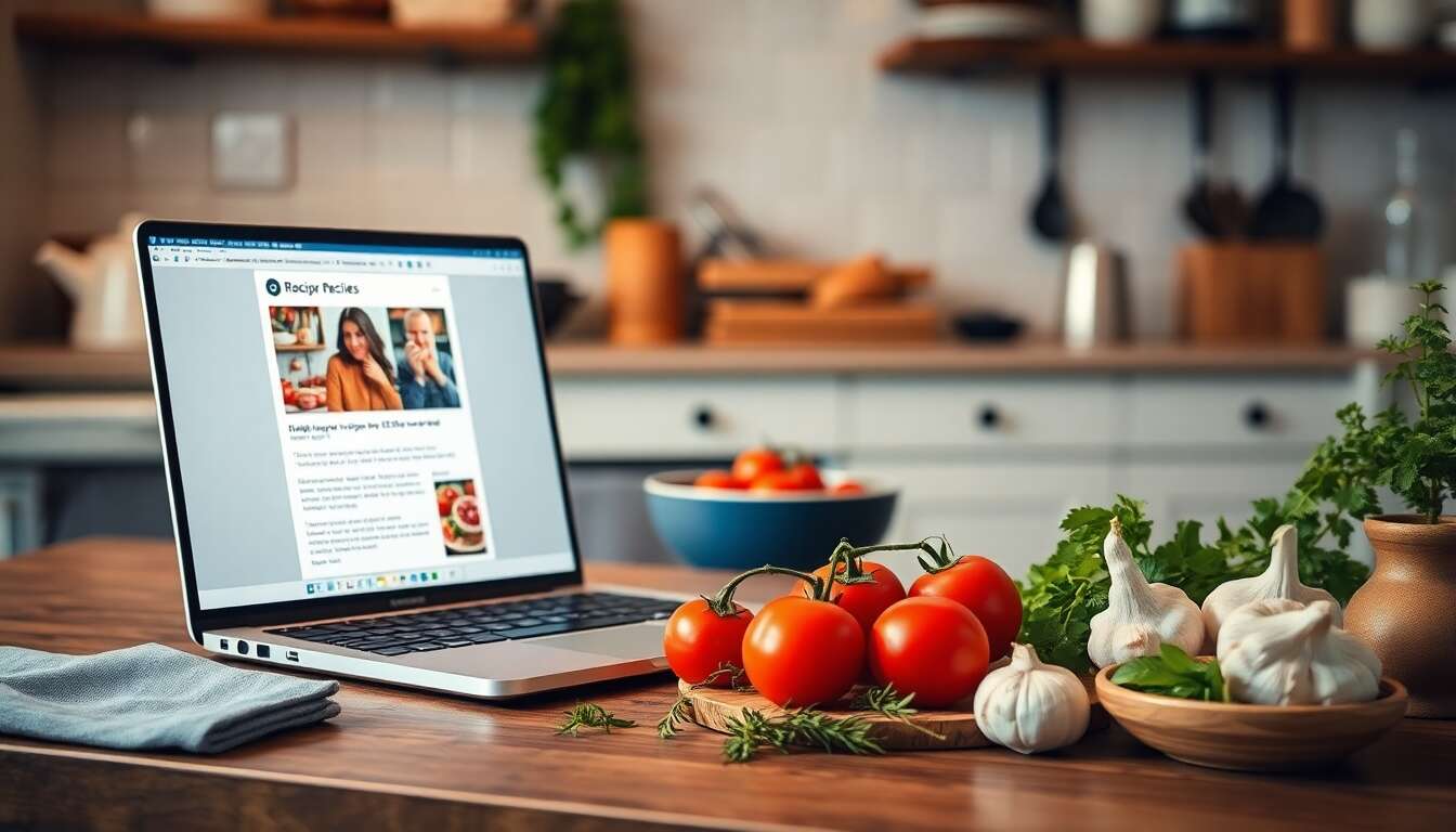 Recevez des recettes par e-mail : cuisinez facilement !