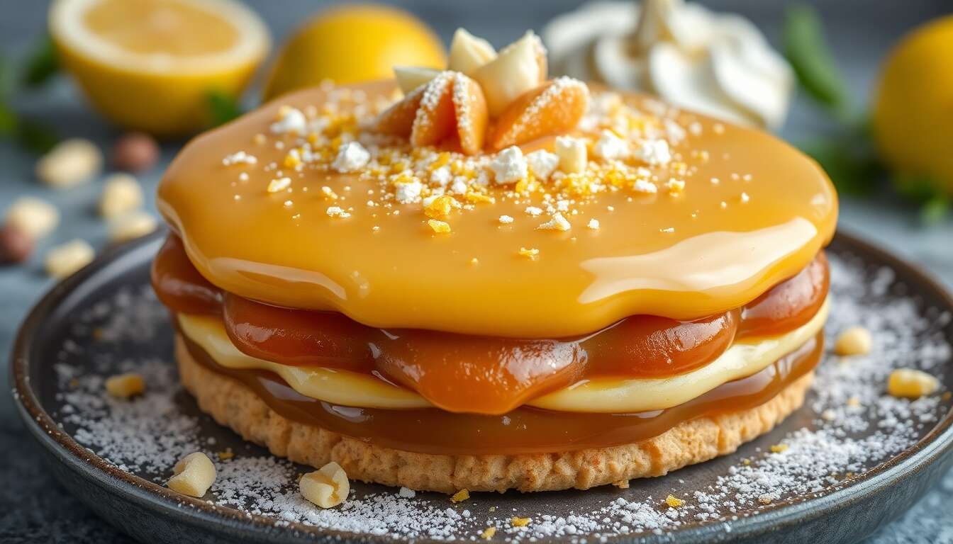 Recette d'entremets praliné et citron : un délice gourmand