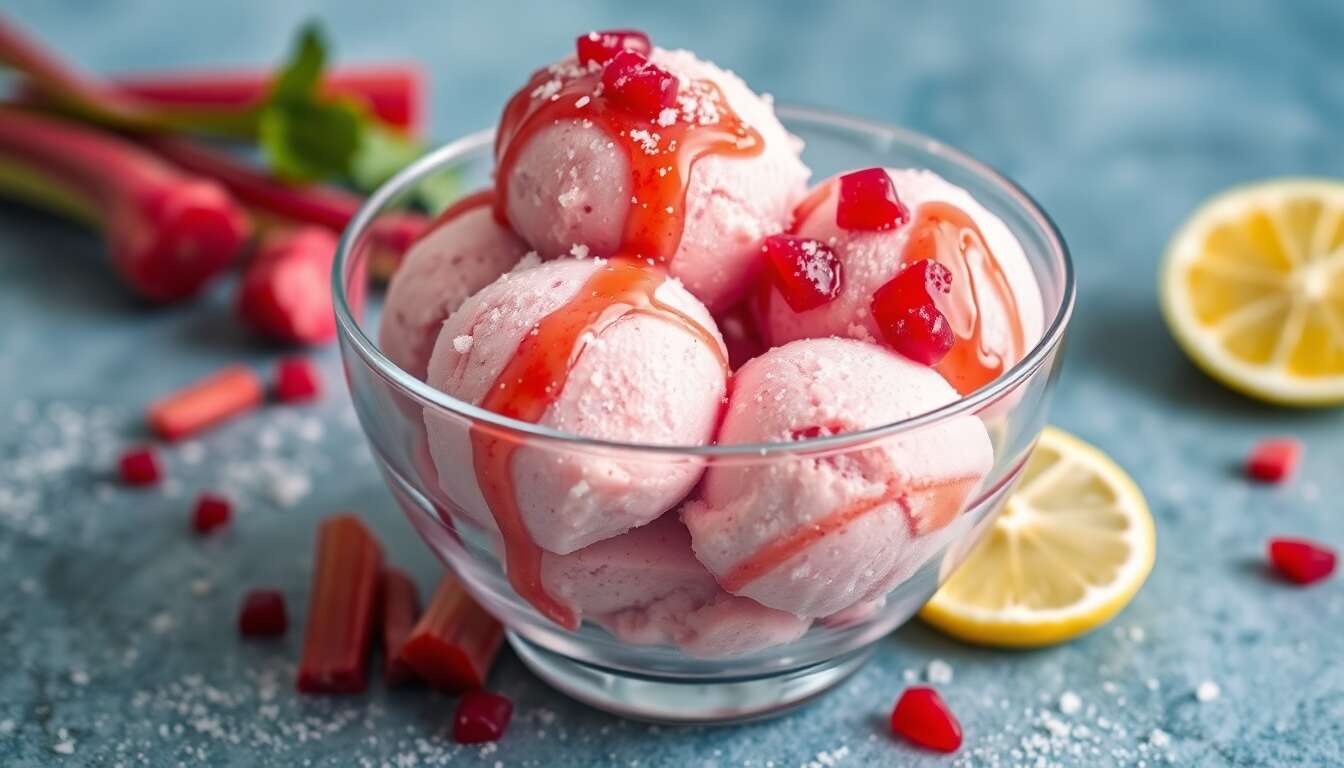 Recette de Sorbet à la Rhubarbe Maison