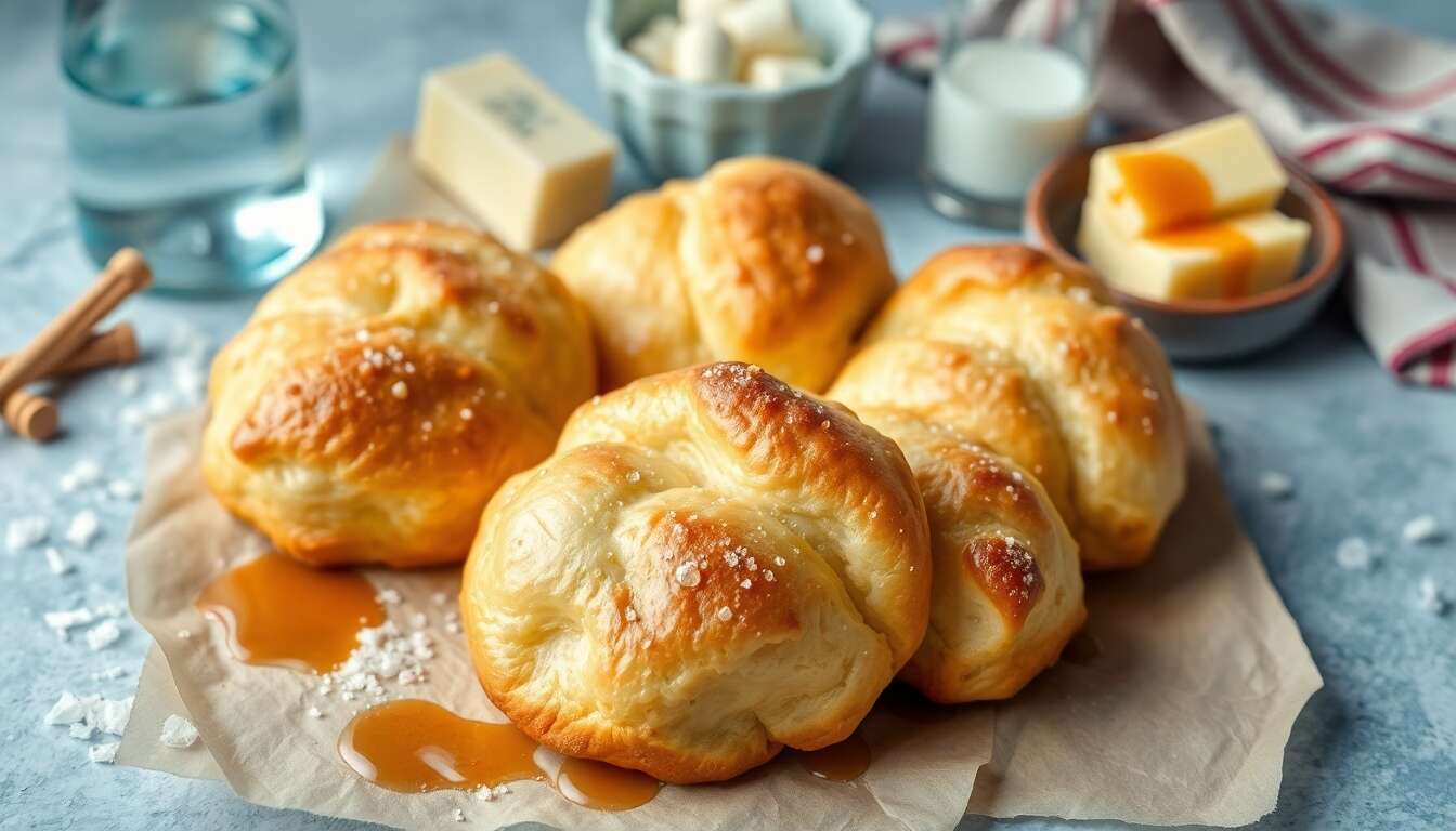 Brioches feuilletées au caramel : une recette gourmande