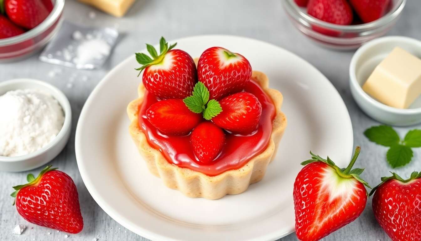 Recette de tartelettes aux fraises maison