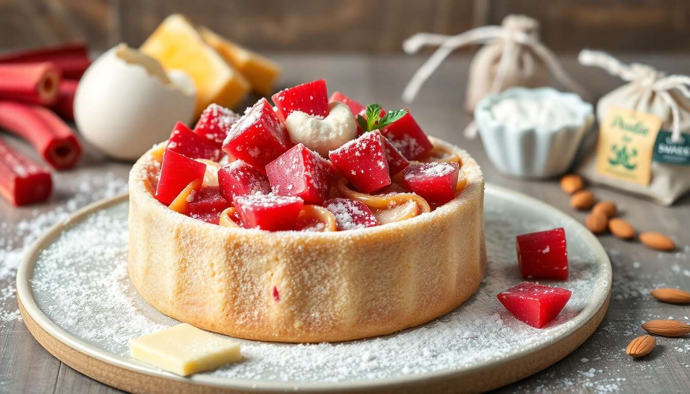 Recette de Moelleux à la Rhubarbe