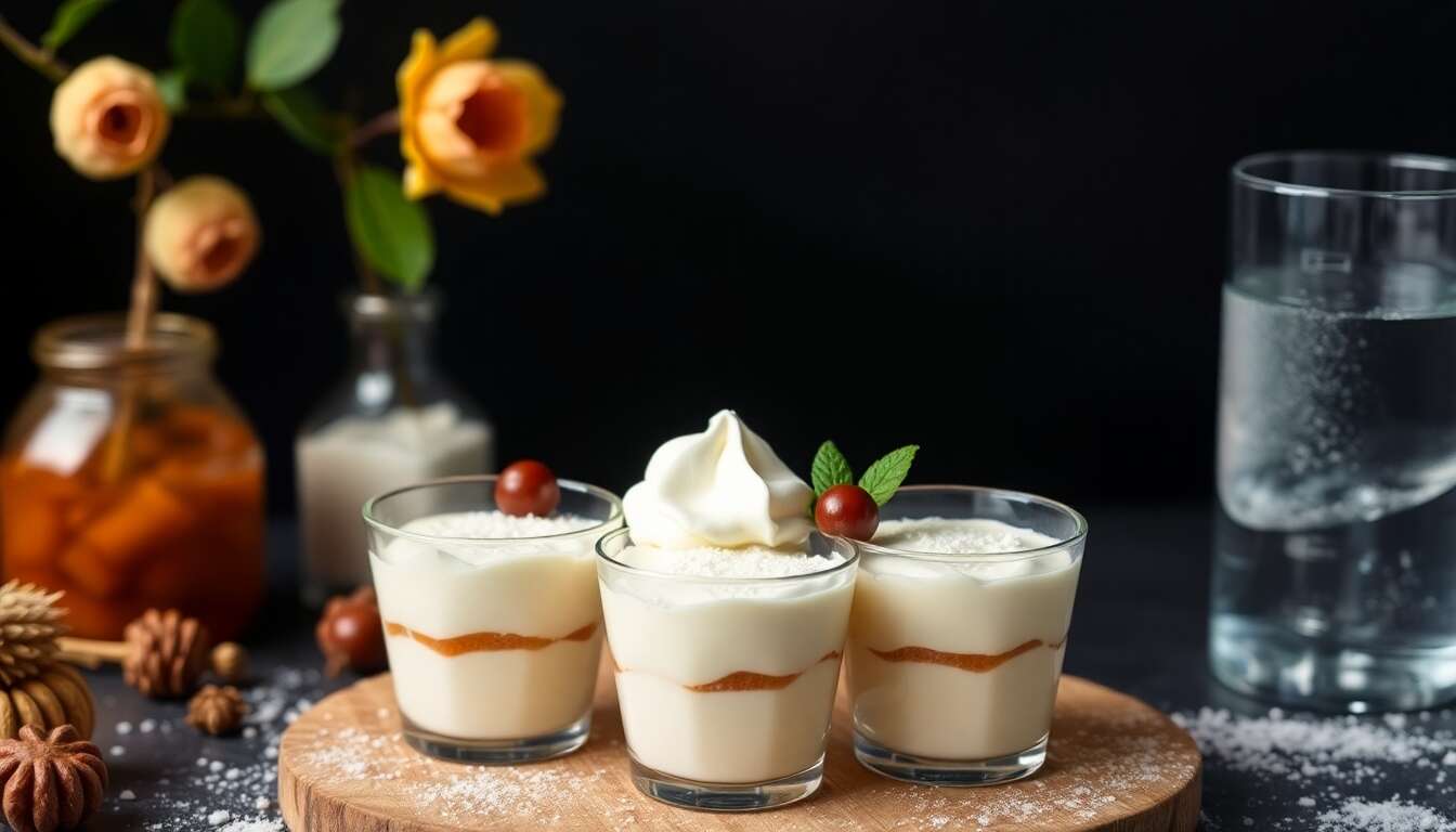 Recette d'entremets au miel de châtaignier