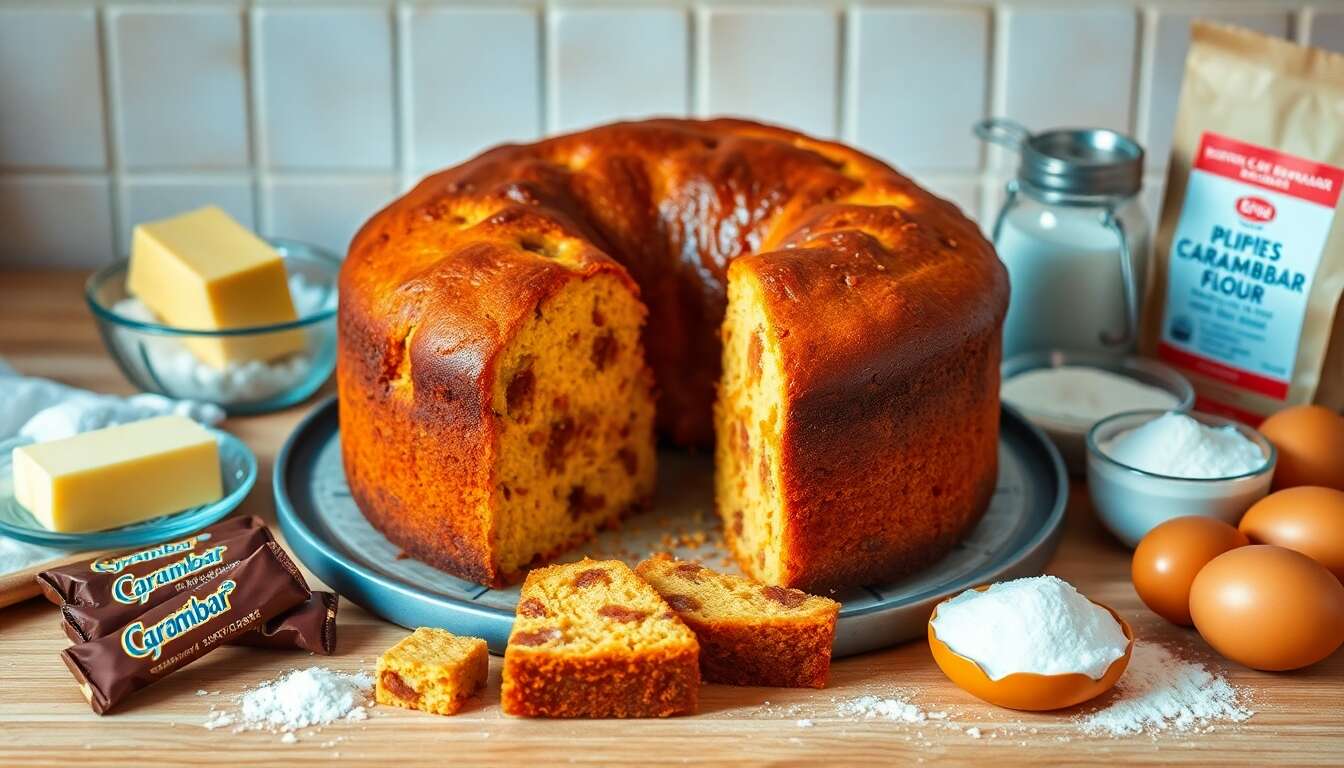 Recette facile : cake aux Carambars