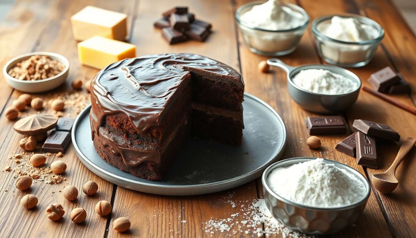 Recette de cake chocolat noisettes irrésistible