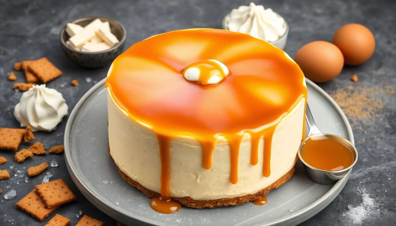 Cheesecake au caramel beurre salé : la recette gourmande